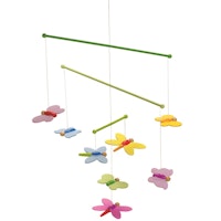 3-D Mobile für Wickeltisch od. Bettchen - Schmetterling