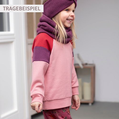 Kinder Pullover dunkelblau Planeten