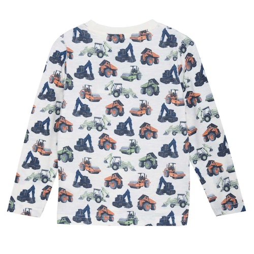 Leichtes Shirt langarm Baustellenfahrzeuge