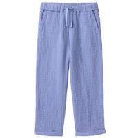 Leichte Musselin Hose blau