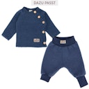 Vorschaubild Babypullover Wollplüsch mit seitlichen Knöpfen