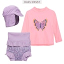 Vorschaubild Bündchen Lavendel Badehose Baby