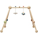 Vorschaubild Spielbogen aus Holz für Babys – mit 2 Weltall-Greiflingen