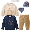 Vorschaubild Jersey Langarmshirt Eisbär und Pinguine