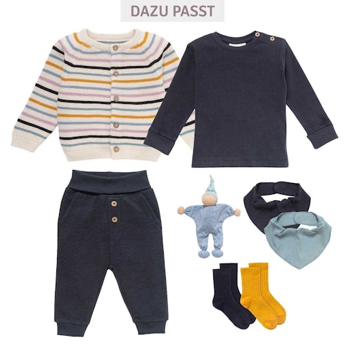 Gerippte Babysocken Doppelpack