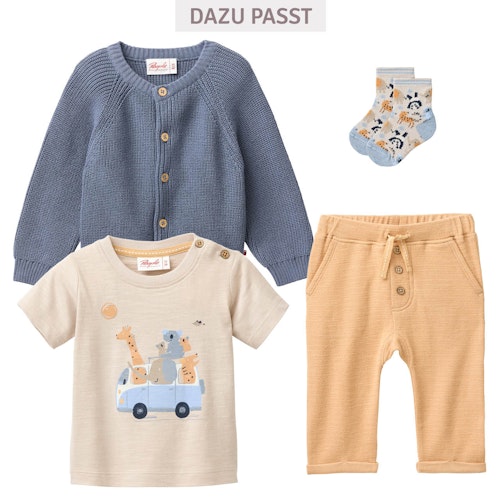 Hochwertige Sweathose uni honiggelb