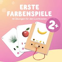 Erste Farbenspiele 2 J. Kartensatz (ohne Lochkasten)