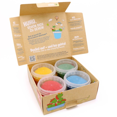 Bio Softknete für Kleinkinder 4er Set Yuki Bio Softknete für Kleinkinder 4er Set Yuki