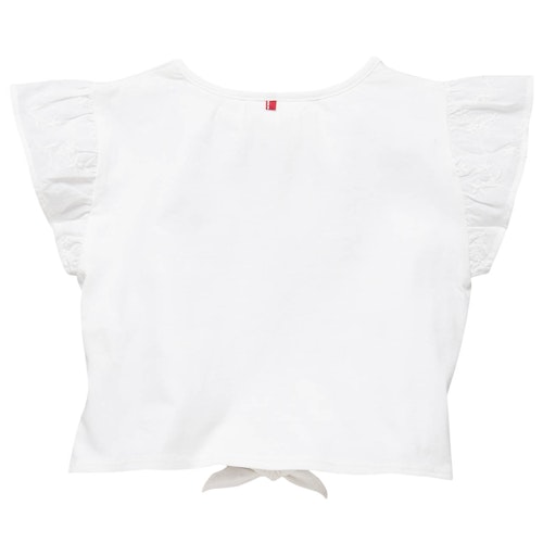 Sommerliches T-Shirt Knotendetail