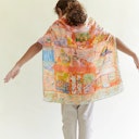 Vorschaubild Spieltuch Seide Puppenhaus Suchbild 53 x 74 cm