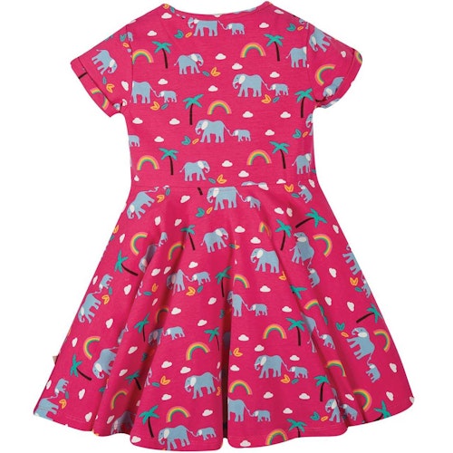 Flatter Sommerkleid Regenbogen