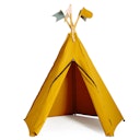 Vorschaubild Kinder Tipi Bio Baumwolle 135 x 135 x 150 cm gelb