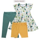 Vorschaubild Flatterkleid kurzarm