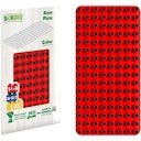 Vorschaubild Bauplatte für Stecksteine – Basisplatte rot 12,5x25 cm