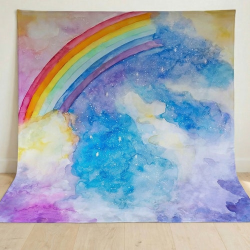 Spieltuch Bio-Baumwolle Magischer Himmel 100 x 100 cm