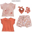 Vorschaubild Leichte Shorts Sommerwiese hellrosa