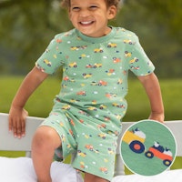 Sommer Schlafanzug Farm-Motive