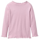 Vorschaubild Geripptes Langarmshirt Stehkragen