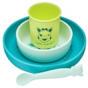 Vorschaubild Kindergeschirr 4er-Set – Blau/Grün