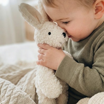 Kuscheltier Baby Hase weiß 22 cm