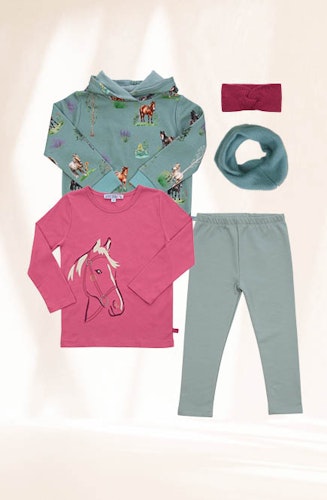 Langarmshirt mit Stickerei Mädchen