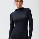Vorschaubild Damen Rollkragen Langarmshirt