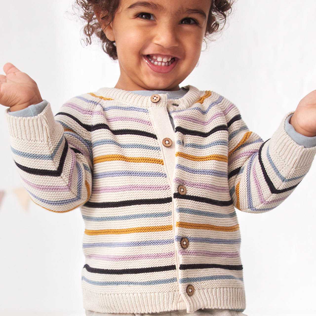 Weicher Cardigan Knopfleiste