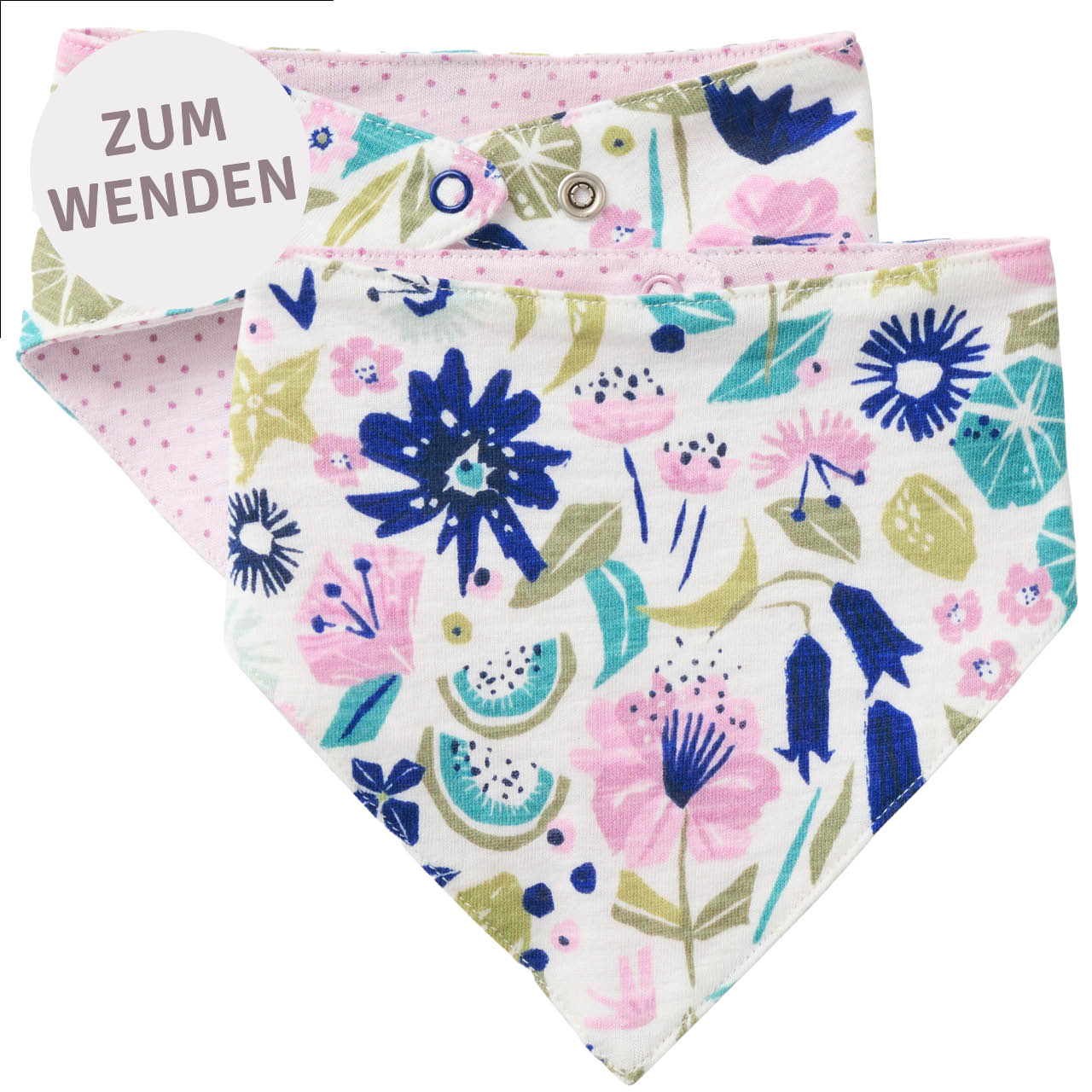 Wende Dreiecktuch tropische Blüten