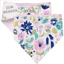 Vorschaubild Wende Dreiecktuch tropische Blüten