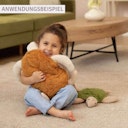 Vorschaubild XL Kuscheltier & Wärmekissen Schildkröte Dinkelspelz grün