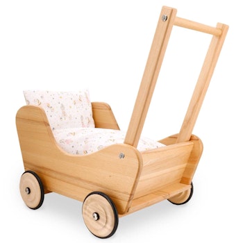 Klassischer Puppenwagen Vollholz Prinzessin 53 cm Griffhöhe