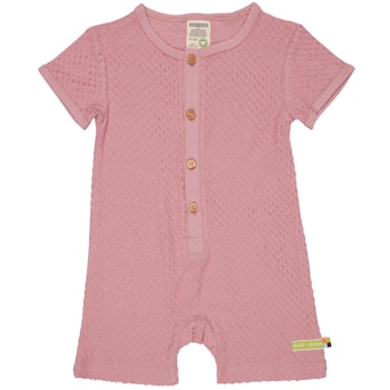 Weicher Frottee Spieler Pünktchen Design rosa