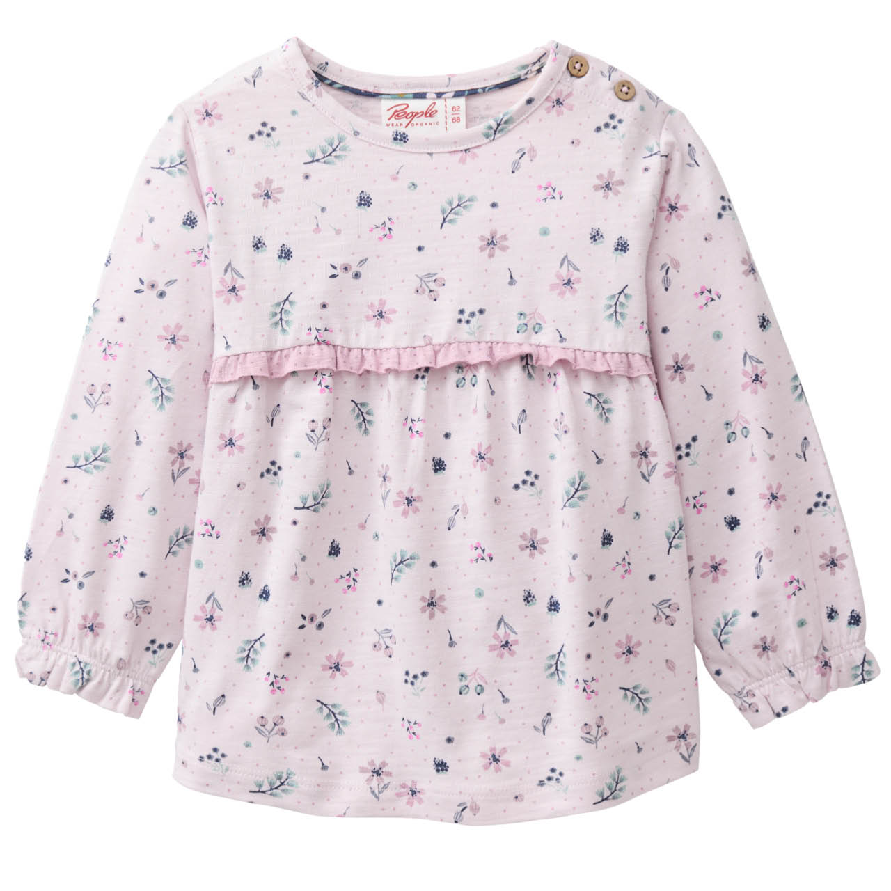 Süßes Langarmshirt Frühlingsprint