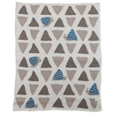 Vorschaubild Weiche Babydecke anschmiegsam blaue Schnecken 80 x 100 cm
