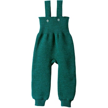 Warme hochwertige Trägerhose petrol