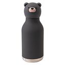 Vorschaubild Bestie Bottle Edelstahltrinkflasche mit Trinkhalm Schwarzbär 460 ml