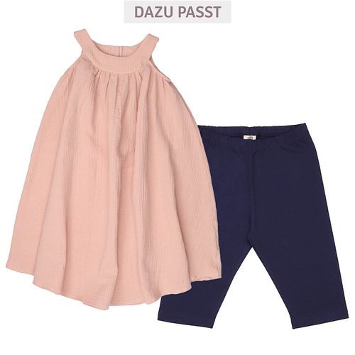Kleid Walkiddy Musselin ohne Arm Motiv