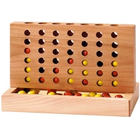 Vier gewinnt aus Holz