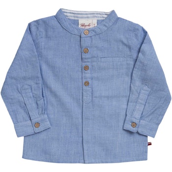 Elegantes Baby Hemd langarm blau
