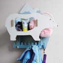 Vorschaubild Kindergarderobe Eisbär – Wandgarderobe mit 7 Haken