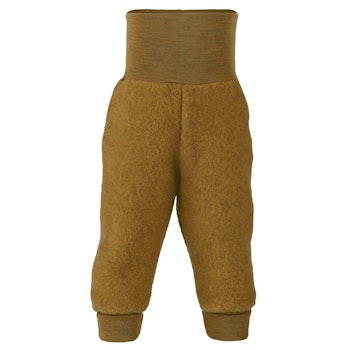 Babyhose Fleece Softbund safran-gelb