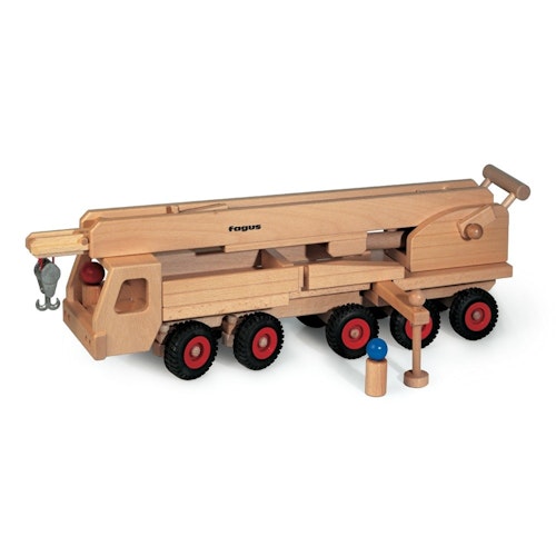 Mobilkran aus Vollholz FAGUS