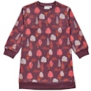 Vorschaubild Sweatkleid langarm Blumendruck