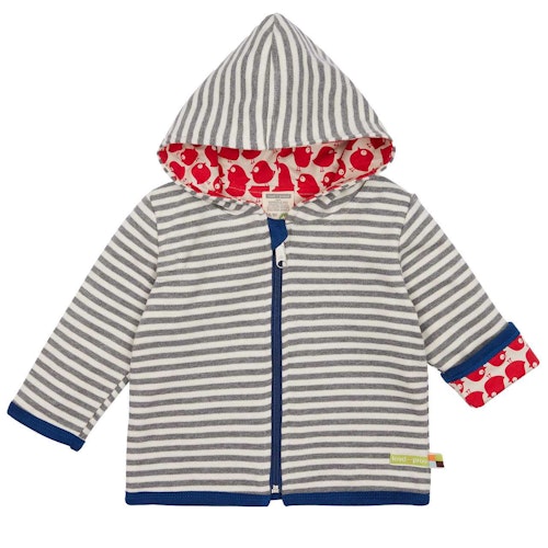 Wendejacke Kapuze Ringel