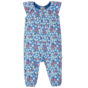 Elastischer leichter Sommer Strampler ohne Arm Blumen