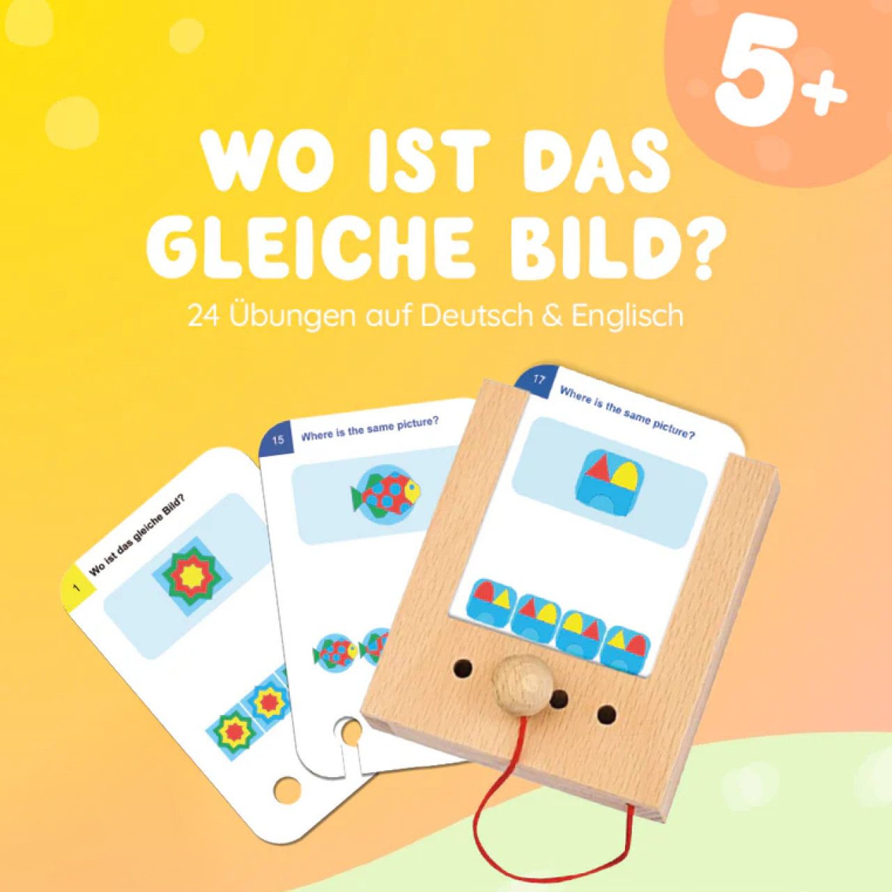 Wo ist das gleiche Bild? Kartensatz ab 5 Jahren (ohne Lochkasten)