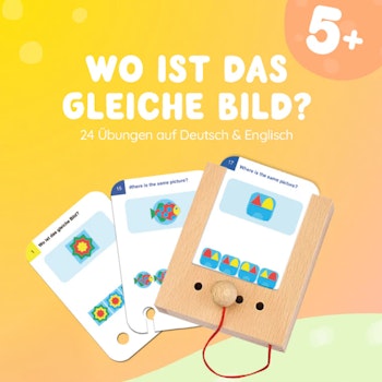 Wo ist das gleiche Bild? Kartensatz ab 5 Jahren (ohne Lochkasten)