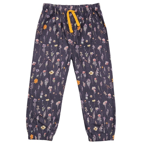 Flanellhose gefüttert Blumen