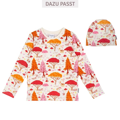 Langarmshirt Mumin-Motive