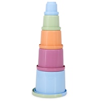 Kleines pastell Stapelbecher Set ab 1 Jahr
